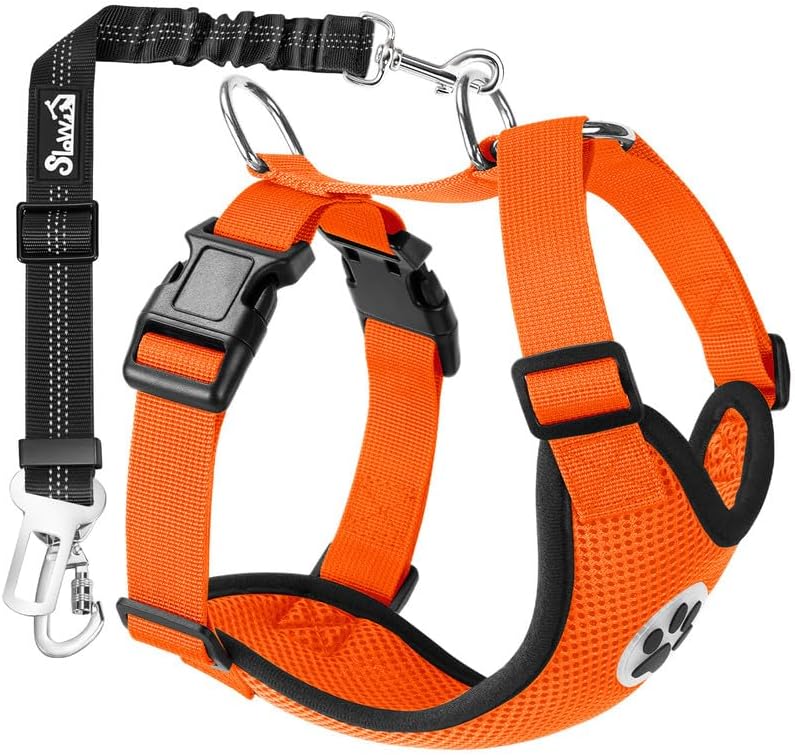 SlowTon Dog Seat Belt and Harness by SlowTon