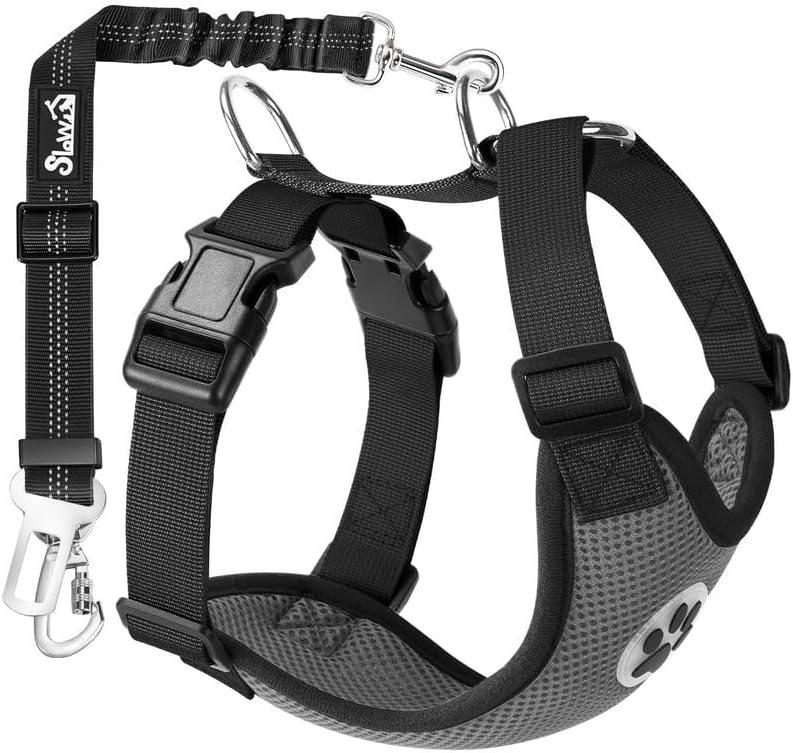 SlowTon Dog Seat Belt and Harness by SlowTon