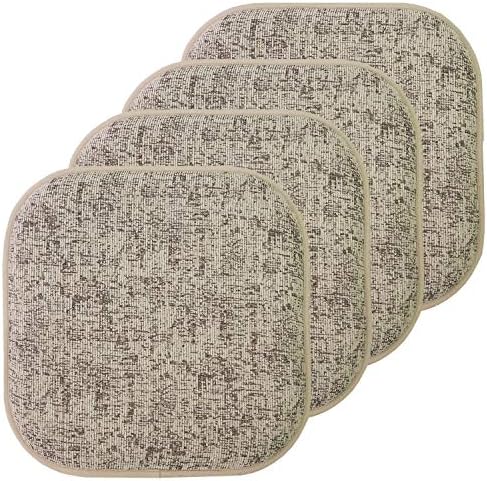 Sweet Home Collection Chair Cushion Memory Foam Pads Honeycomb Pattern Slip Non by SweetHomeCollection