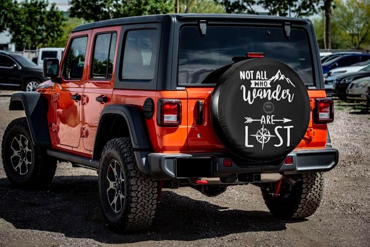 Not Who Wander are Lost Spare Tire Cover - Image 5