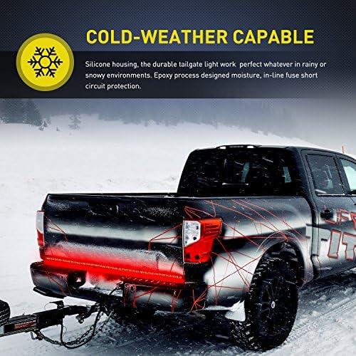 Nilight 60 Inch Truck Tailgate Light Bar Double Row 264 LEDs - Image 5