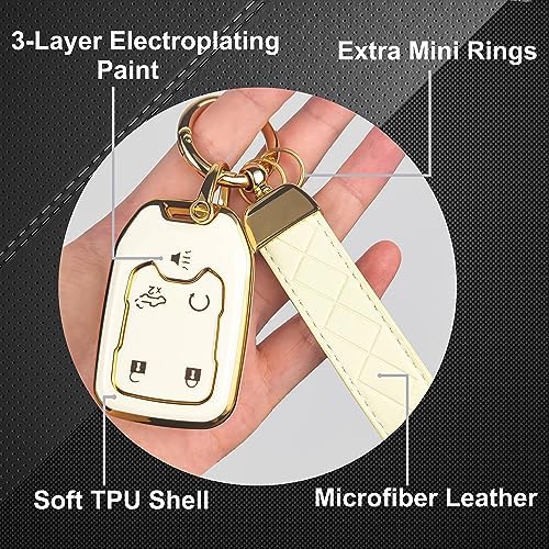 OLLEN 5-Button TPU Key Fob Cover, Fit - Image 5