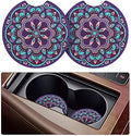 tifanso 2PCS Mandala Non-Slip Car Cup Holder Coasters by tifanso