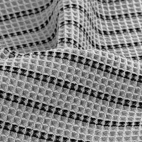 POLYTE 430 GSM Poly Blend Microfiber Waffle Wash Cloth Face Towel, 13x13 in - Image 6