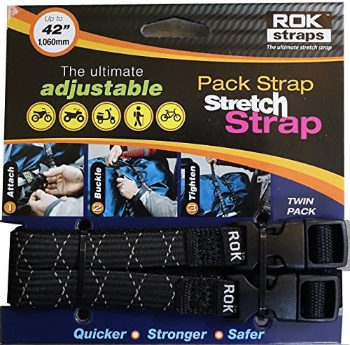 ROK Straps ROK-10358 Black/Reflective 12" by ROK+Straps