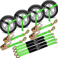 Trekassy 2in x 12ft Car Tie Down Straps by Trekassy