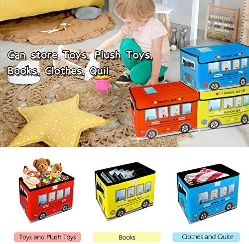 Kids Toy Chest, Collapsible Storage Cubes Organizer - Image 2