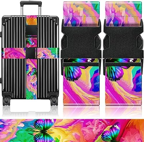 Slohif Luggage Straps for Suitcases Travel Belt Accessories Luggage Connector by Slohif