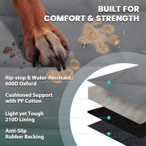 VIVAGLORY Dog Front Seat Cover Car Seat Protector - Image 4