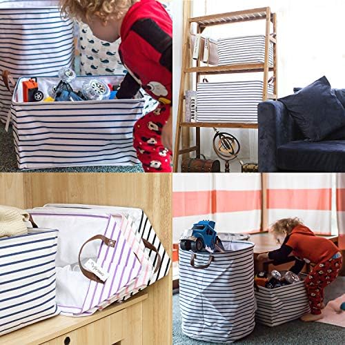 Hinwo 31L Large Canvas Storage Bin - Image 3