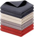 Kitinjoy 100% Cotton Waffle 8-Pack Kitchen Towels by Kitinjoy