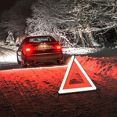 aikko Safety Triangle, 3 Pack Emergency Road Warning Reflector - Image 2