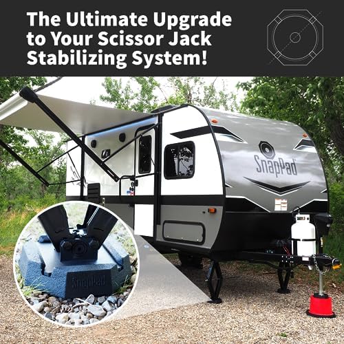 SnapPad SnapJack™ SJ | Two-Point Trailer Jack Stands Featuring 5.5" Metal Foot - Image 6