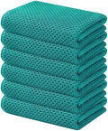Kitinjoy 100% Cotton Waffle 6-Pack Kitchen Towels by Kitinjoy
