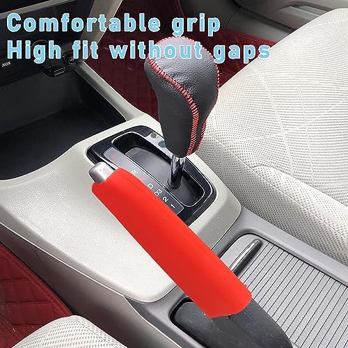 Ziciner Car Handbrake Cover, Elastic Anti-Slip Silicone Auto Handbrake Shifter - Image 4