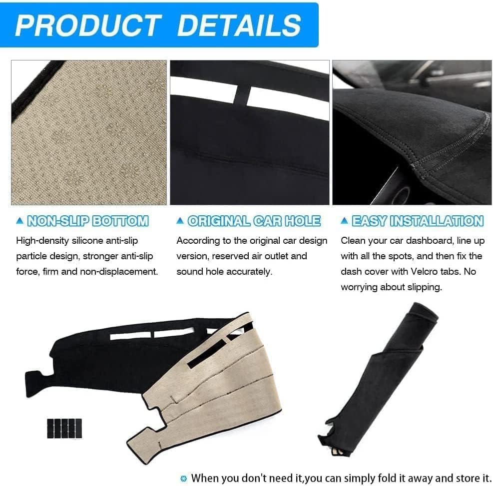 Cartist Dashboard Cover for Ford F150&Bronco 1992-1996, F-250&F-350 1992-1997 - Image 6