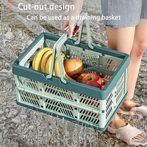 Collapsible Plastic Storage Crate - Image 2