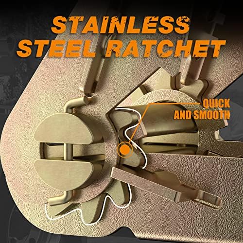 Ratchet Tie Down Strapa 2-Pack 2in x 27ft - Image 5