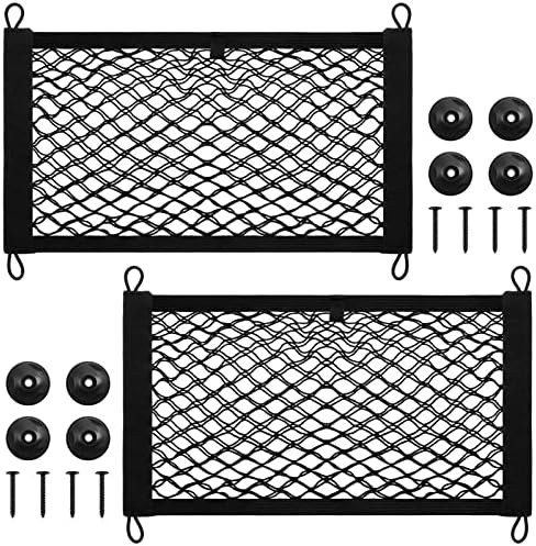Frienda 4 Pcs Small Cargo Net Boat Storage Mesh Netting, 21 X 9.8 Inches by Frienda