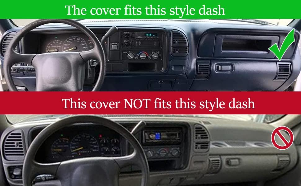 Dash Cover Mat for 1997-1999 GMC Yukon/Chevy Tahoe Suburban Y57 - Image 2