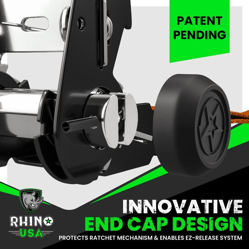 Rhino USA Heavy Duty Ratchet Tie Downs - Image 3