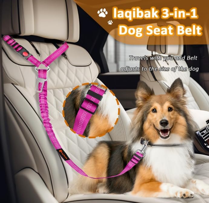 Laqibak Removable Dog Seat Belt Harness - Image 2
