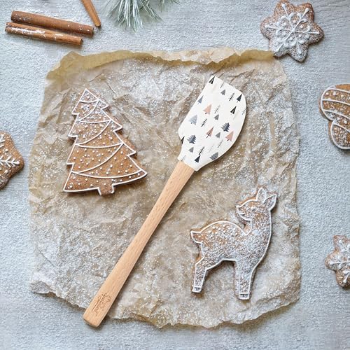 Tovolo Nordic Trees Woodland Christmas Holiday Silicone Spatula - Image 2