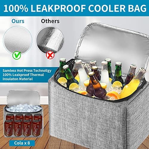 Car Trunk Organizer with Cooler, Hanging Organizers with Large Pockets - Image 2