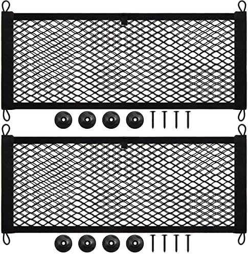 Frienda 2 Pcs Small Cargo Net Boat Storage Mesh Netting, 25 X 9.8 Inches by Frienda