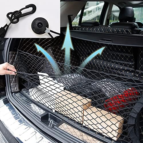 Car Rear Cargo Net with Good Elasticity&Tensile Strength Trunk Net Organizer - Image 5