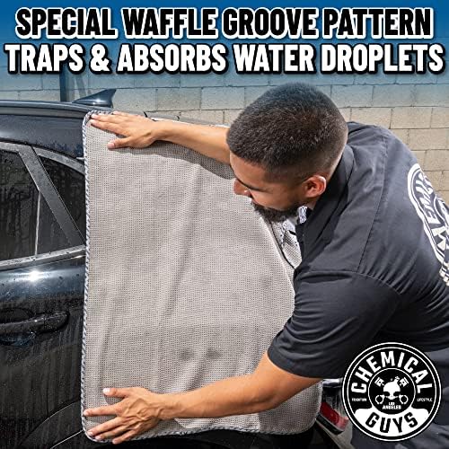 Chemical Guys, Waffle Weave Gray Matter Microfiber Drying Towel, 2 Pack - Image 4