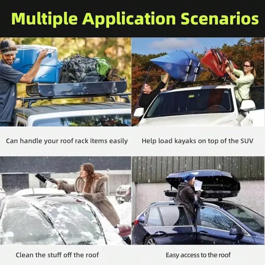 3pc Premium Foldable Car Door Step Stool - Image 7