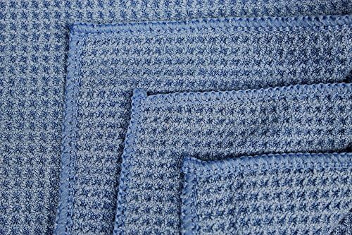 Nouvelle Legende Microfiber Waffle Weave Towels 16x16, Super Absorbent - Image 4