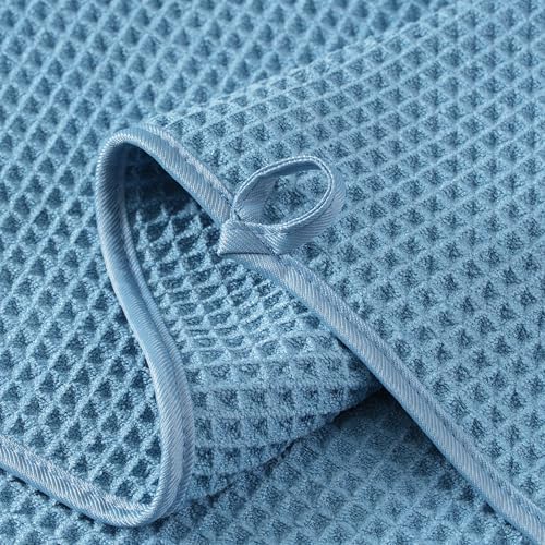 MICROFI New Microfiber Waffle Bath Towels, 2 Pieces, Fast Drying, Lint Free 430 - Image 3