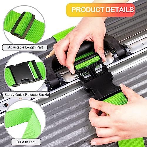 Luggage Straps for Suitcases TSA Approved, Travel Belt Suitcase Belt, Suitcase - Image 6