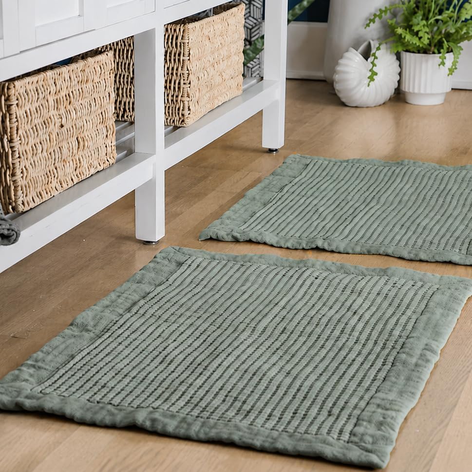 GILDEN TREE Bathroom Mat Absorbent Cotton Quick Dry - Image 6